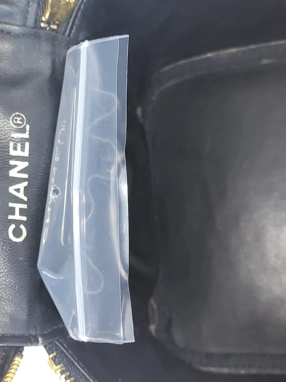 Chanel Vintage Caviar Leather Timeless Tall Vanity Case
